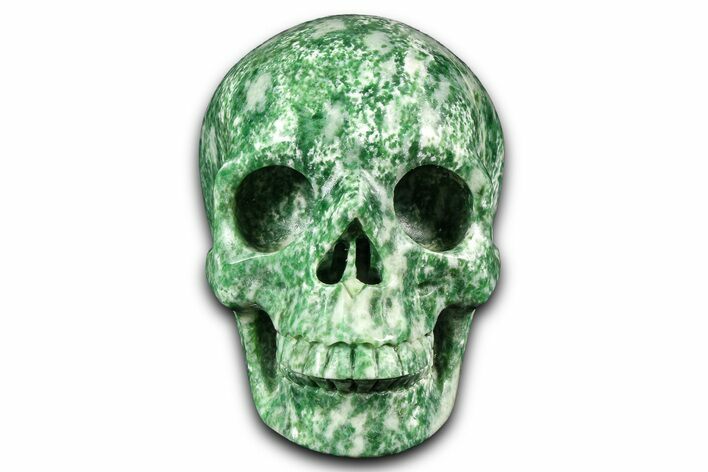 Realistic, Polished Hamine Jasper Skull #381904
